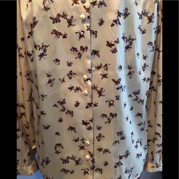 80s Hand Sewn Blouse - Picture 5 of 12